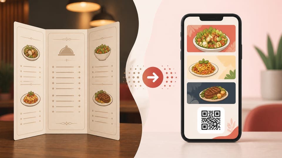 Kâğıt Menüden QR Menüye Geçiş: Adım Adım Rehber