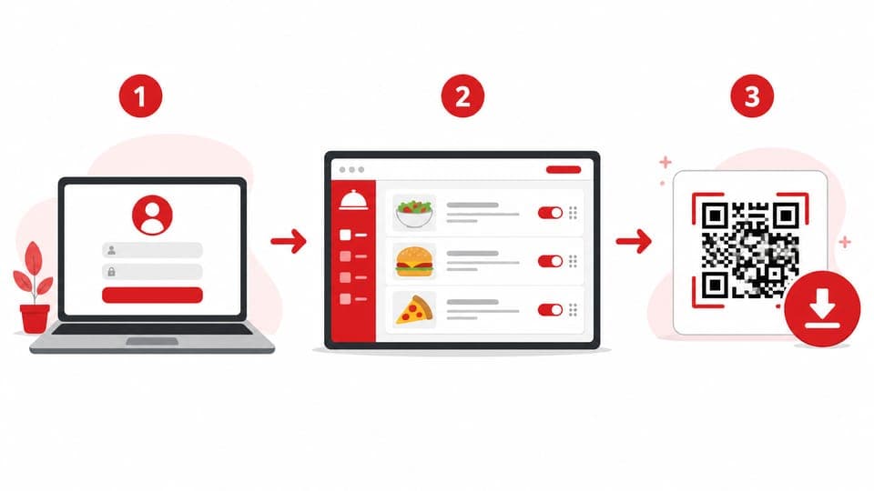 QR Kod Menü Nasıl Oluşturulur? 3 Adımda Dijital Menünüz Hazır